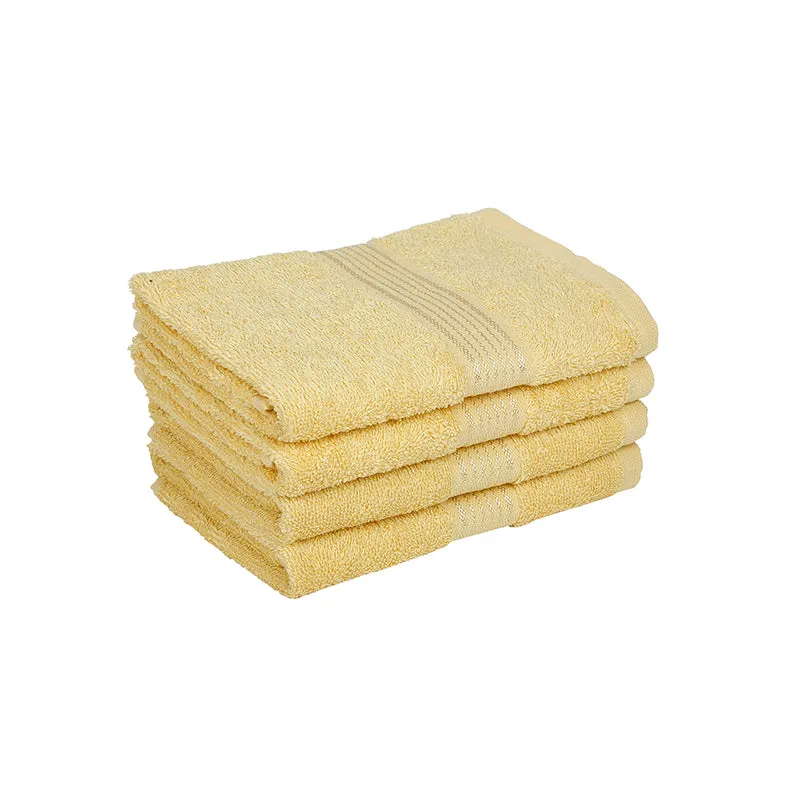 Eva Quick Dry Hand Towel (Yellow) - Set Of Four media 3