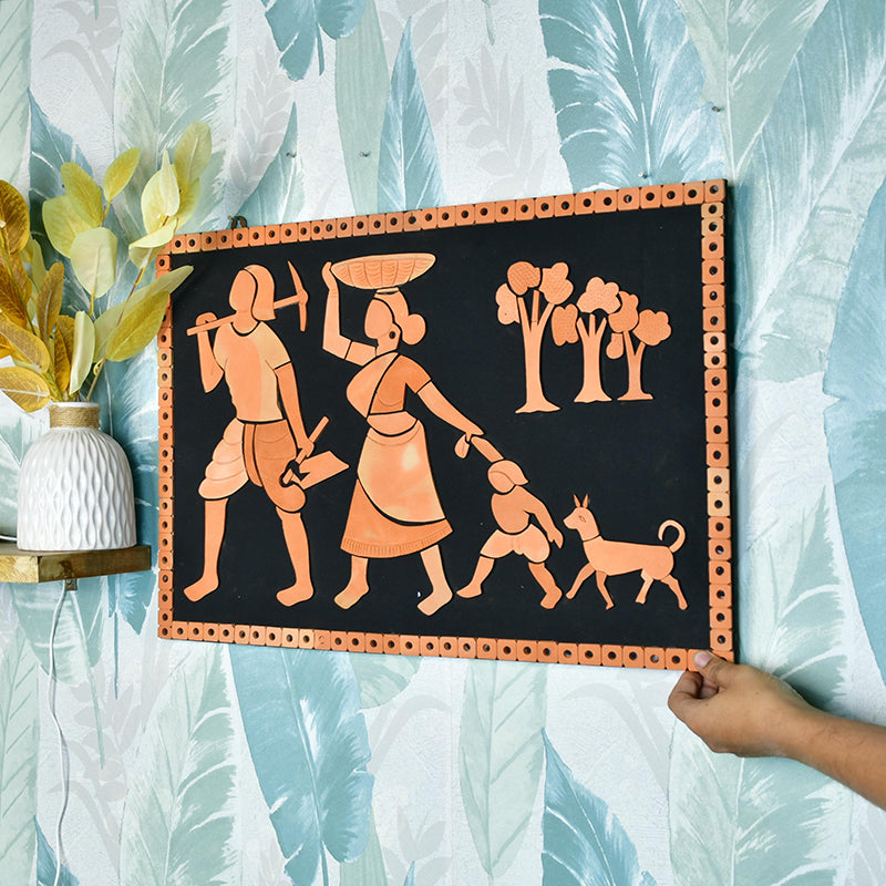 The Folk Chore Terracotta Wall Art media 5