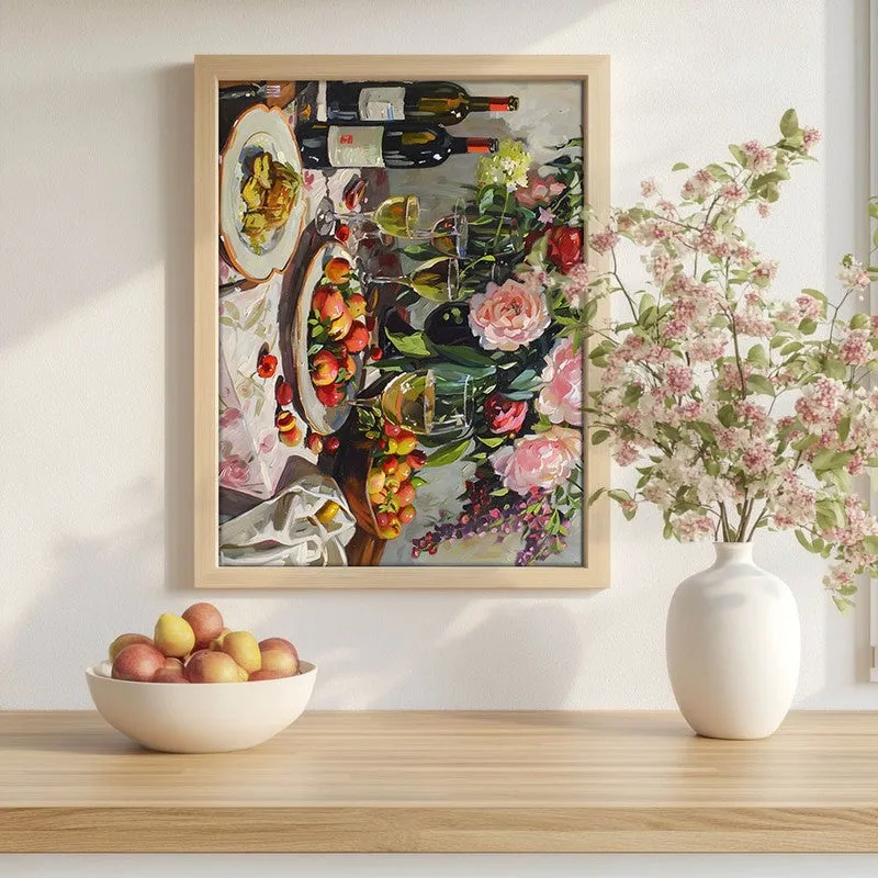 MartiniDining Archival Canvas Wall Art - Brown media 1