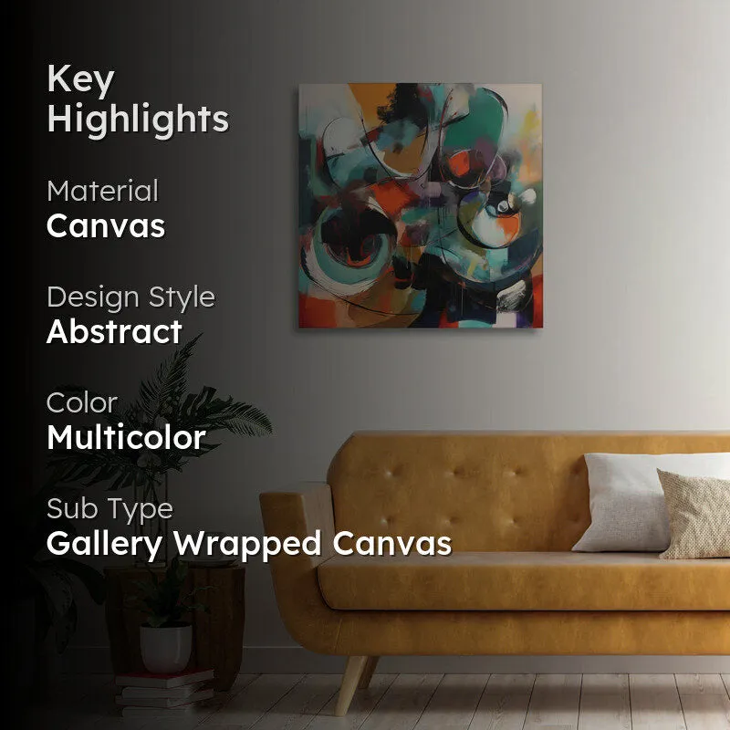 Amo Abstract Canvas Wall Painting media 2