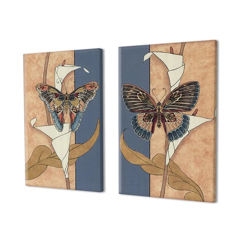 Garden Sprite Canvas Wall Painting - Set Of Two media 4