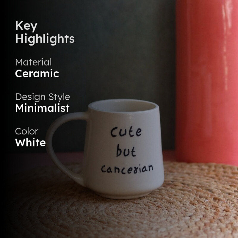 Cute But Cancerian Coffee Mug (250 mL) media 2