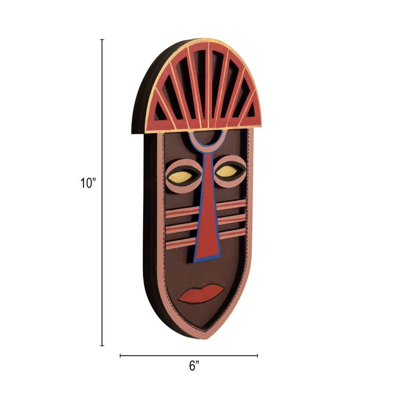 Indrabha Mask Wooden Wall Accent media 6
