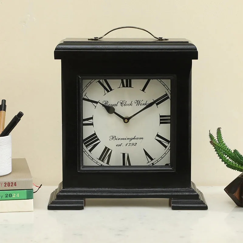 Sorien Silent Table Clock - Black media 5
