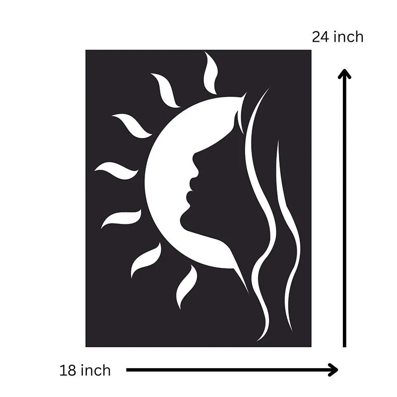 Lady And Sun Black Iron Wall Accent media 5
