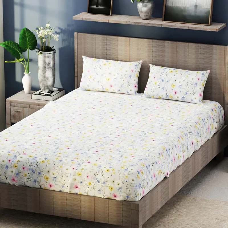 Small Bud Microfiber Bedsheet - 140 GSM media 3