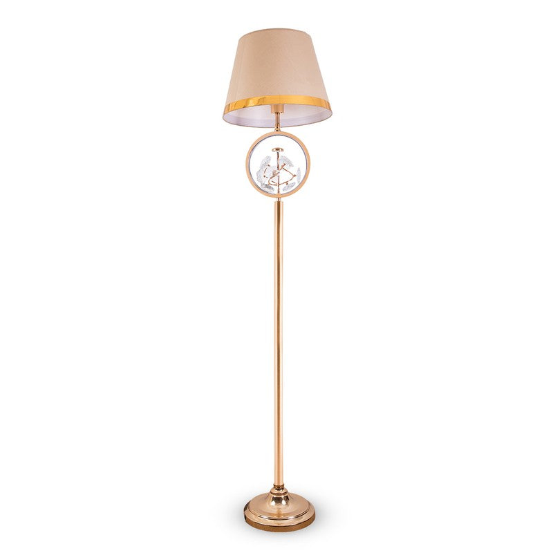 AarviDecor Grayson Decorative Metal Table Lamp - Beige media 5