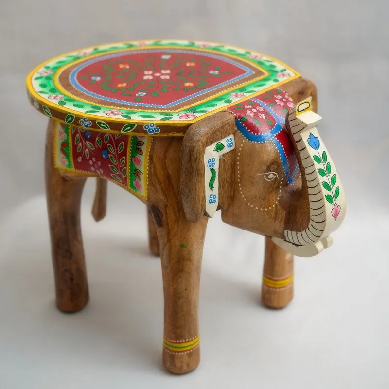 Avyom Rangriti Mango Wood Stool media 5