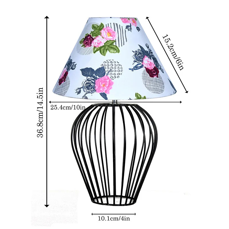 Spire Curve Rosa Metal Table Lamp - Multicolor media 5