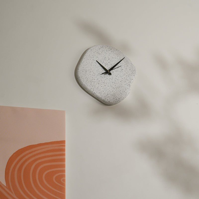 Fig Living Stone Morph Ceramic Wall Clock media 4
