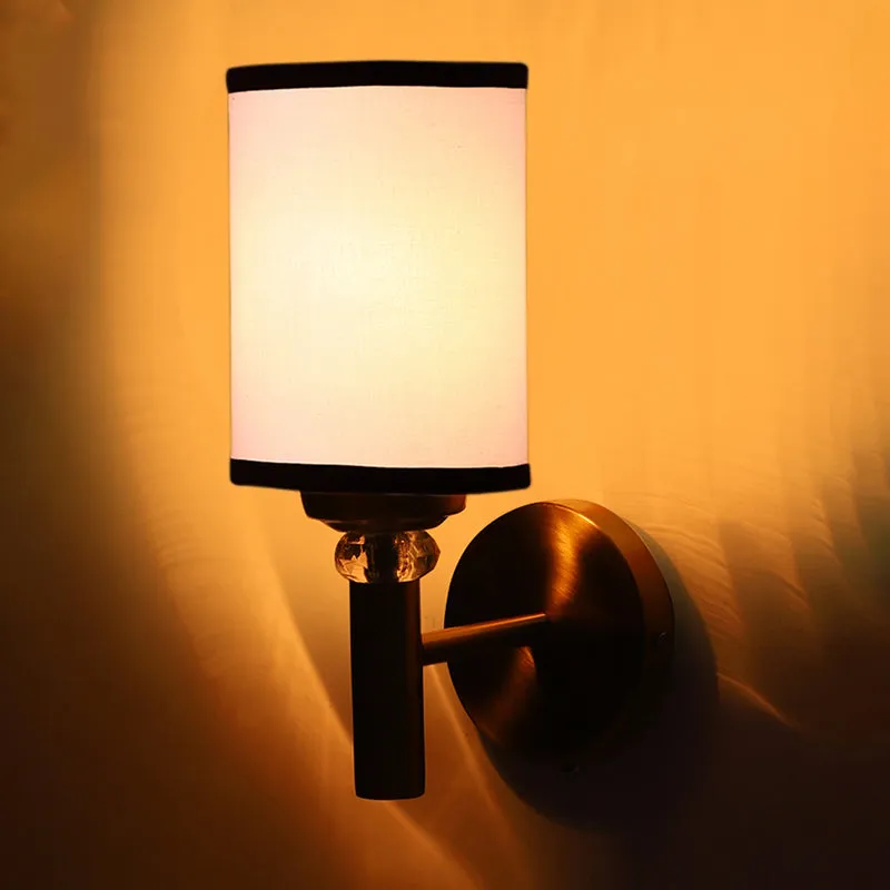 Sienna Edge Steel & Cotton Wall Lamp media 5