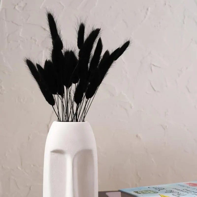 Bucky Dried Bunny Tail Stick (Black) - Set Of Fifteen media 1