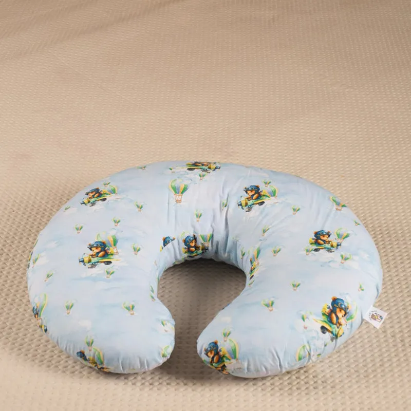 Aviator Bear Feeding Pillow media 1
