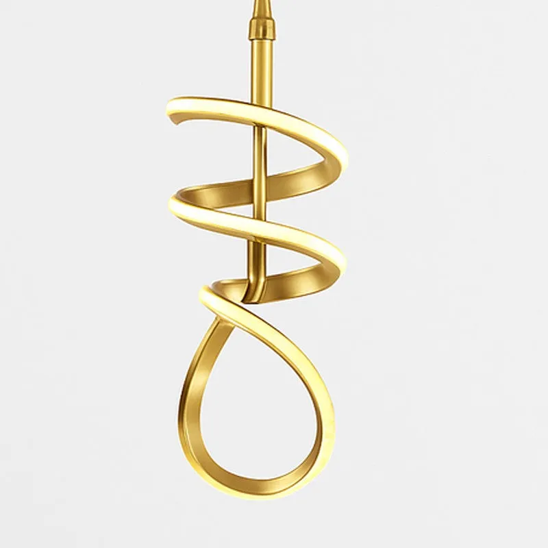 Helix Light Metal Ceiling Lamp media 3