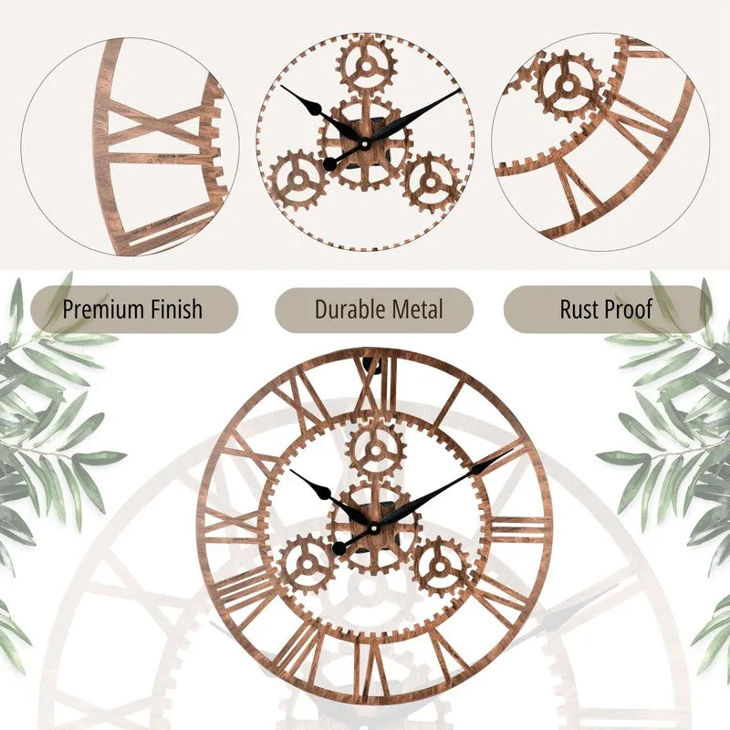 Timely Silent Wall Clock - Bronze media 7