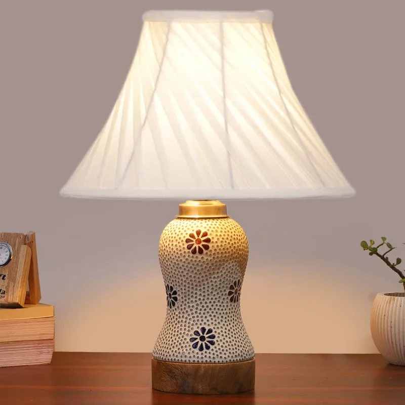 Espera I Pleated Wooden Table Lamp - Multicolor media 3