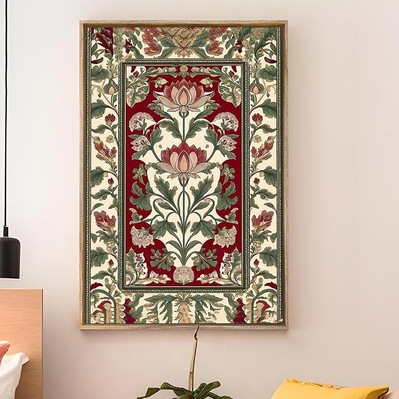 Sundar Bagan Canvas Traditional Wall Art With Frame media 6