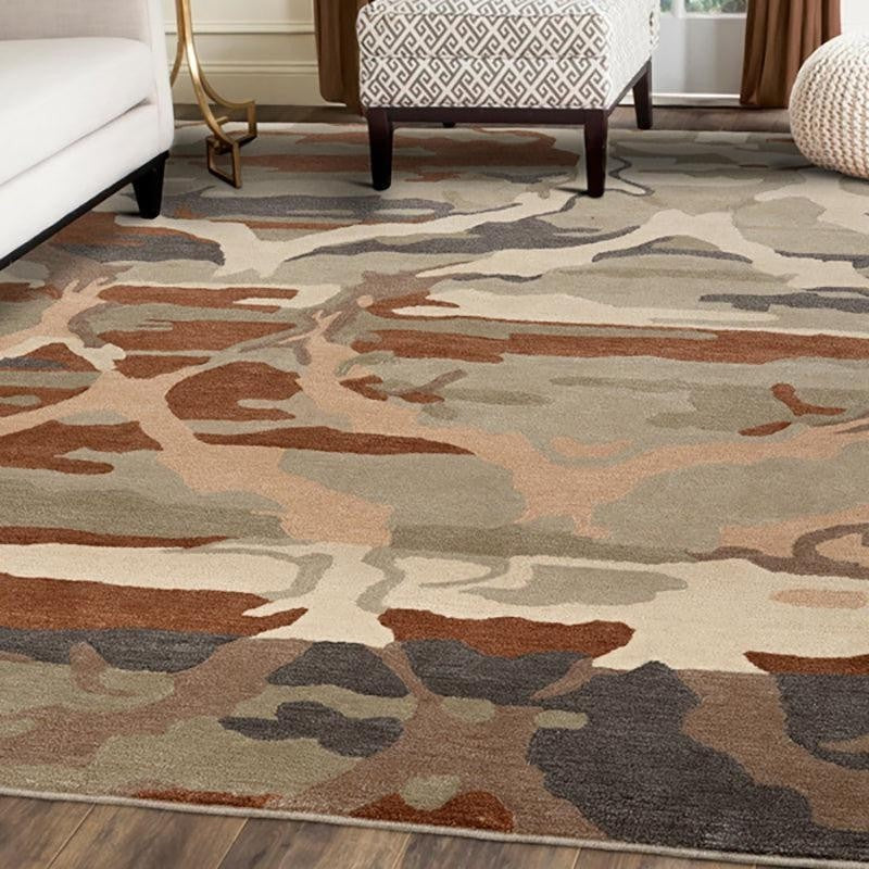 Veles Hand Tufted Abstract Wool & Nylon Carpet - Grey media 8