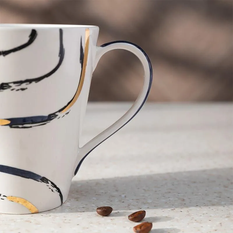 Morona Wave Porcelain Coffee Mug (325 mL) media 3