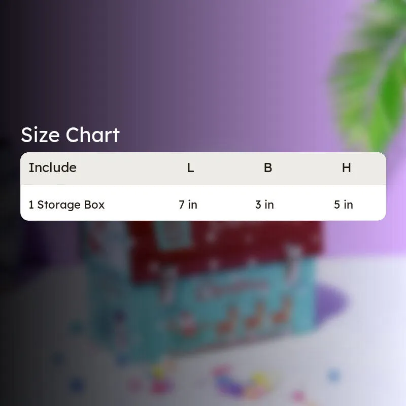 Jolly Christmas Home Storage Box media 5