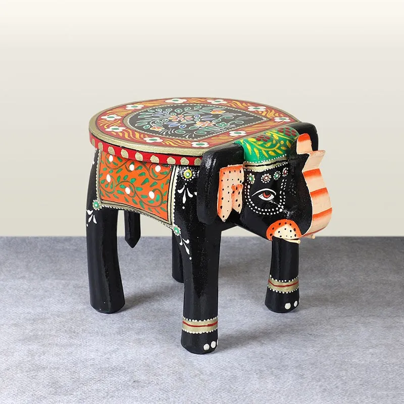 Regal Hastina IV Mango Wood Stool media 1