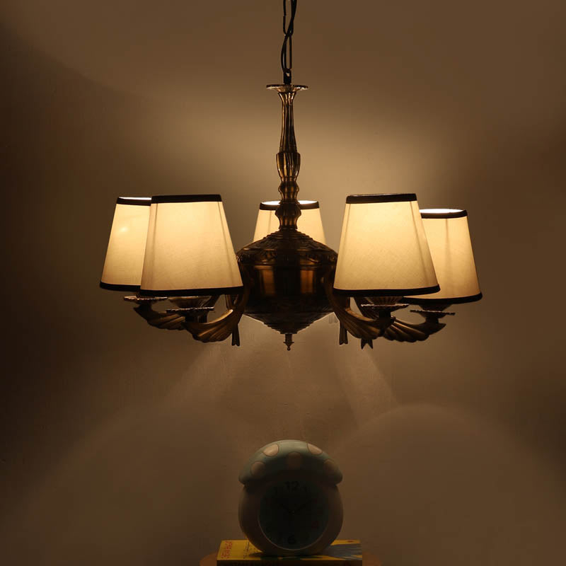 Dona Conical Golden Antique Ceiling Lamp