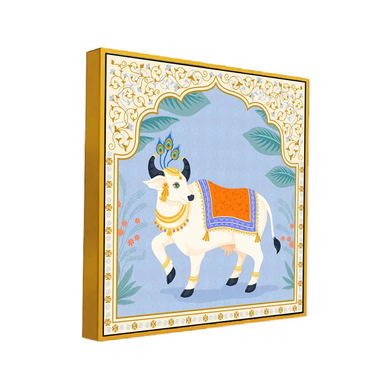 Kamadhenu Arc Wall Art With Frame media 3