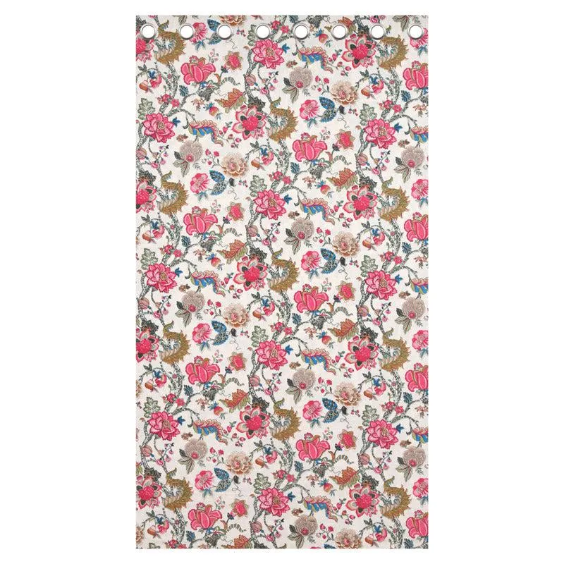 Mivaana Floral Curtain (Pink) - Set Of Two media 8