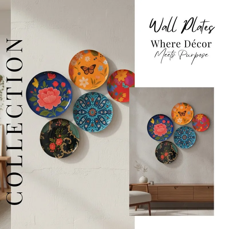 Mystic Garden Wall Plates - Set of Five media 10