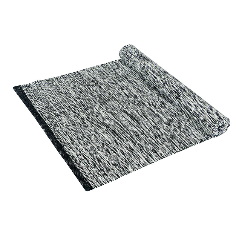 Artivine Cotton Runner Rug - Charcoal media 6