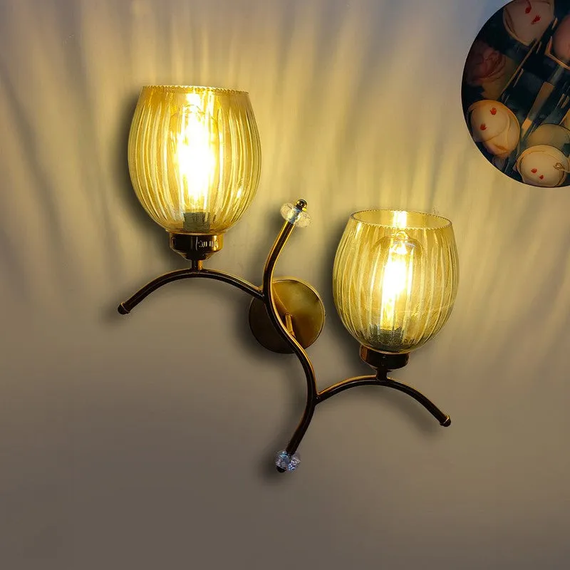 Tintara Glow Twin Glass Wall Lamp - Transparent media 5