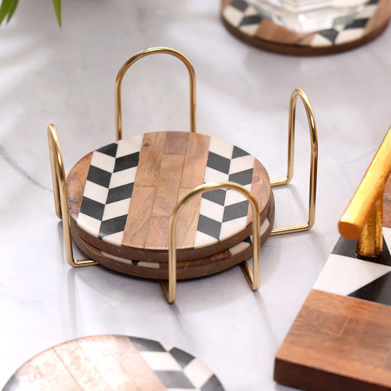 Rajasi Platter With Coaster - Eight Piece Set media 3