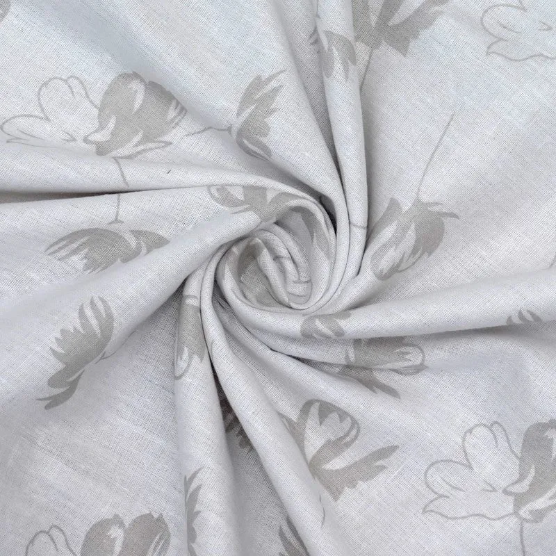 Petal Dots Reversible Cotton Dohar (Beige,White) - 120 GSM media 6