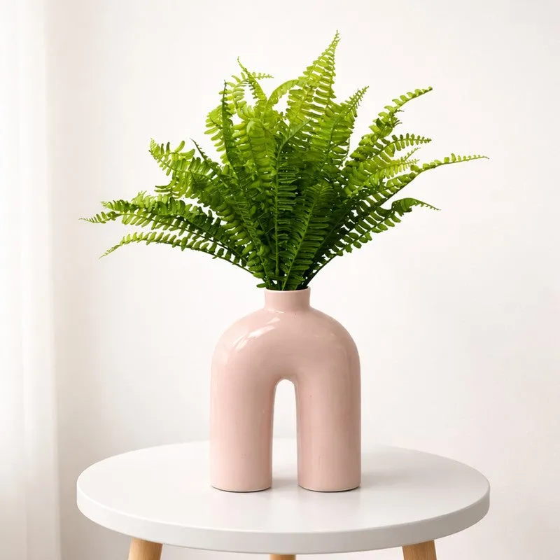Fernique Plastic Artificial Plant - Set Of Two media 3