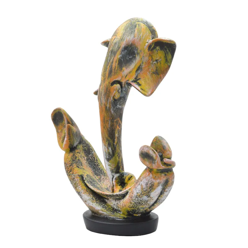 Ganapati Glow Idol - Gold media 3