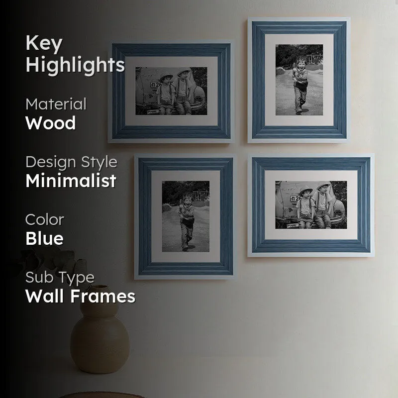 Timberline Nova Photo Frame (Blue) - Set Of Four media 2