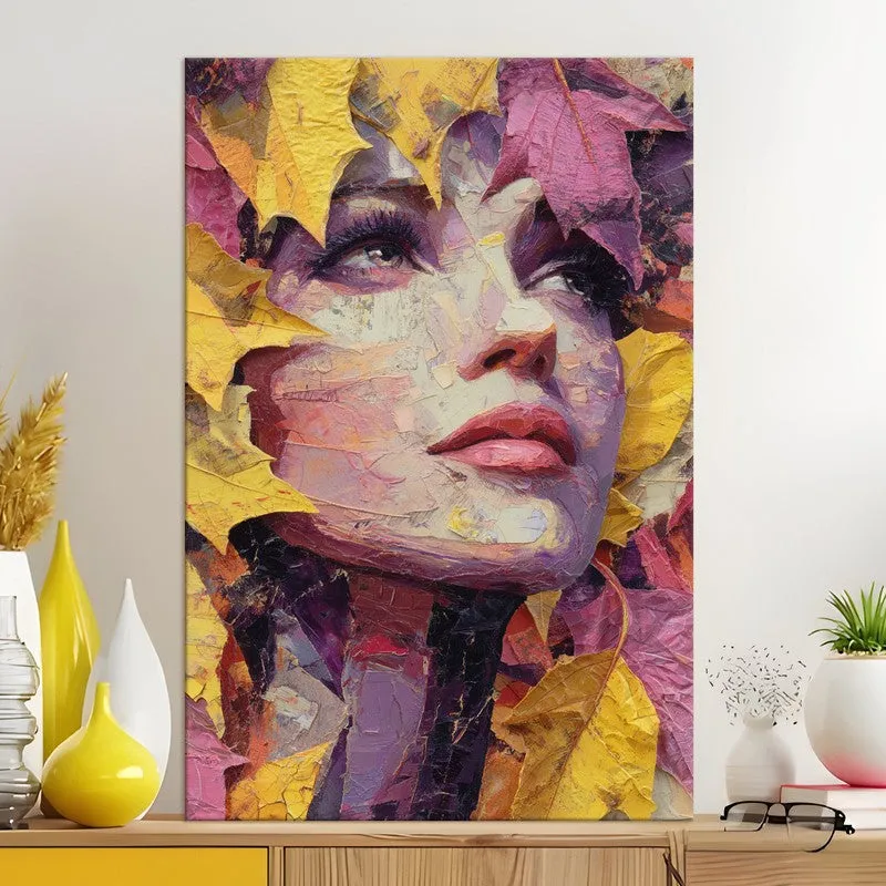 Ethereal Muse Portrait Canvas Wall Art media 5