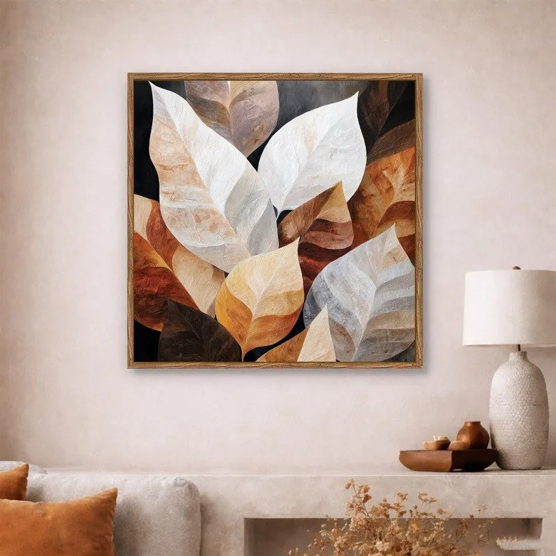 Wild Foliage Canvas Wall Art With Frame media 4