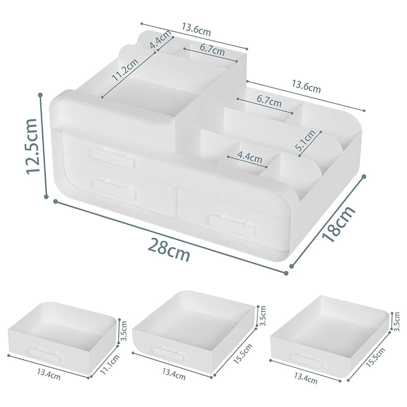 The Stash Bash Plastic Jewel Box - White media 8