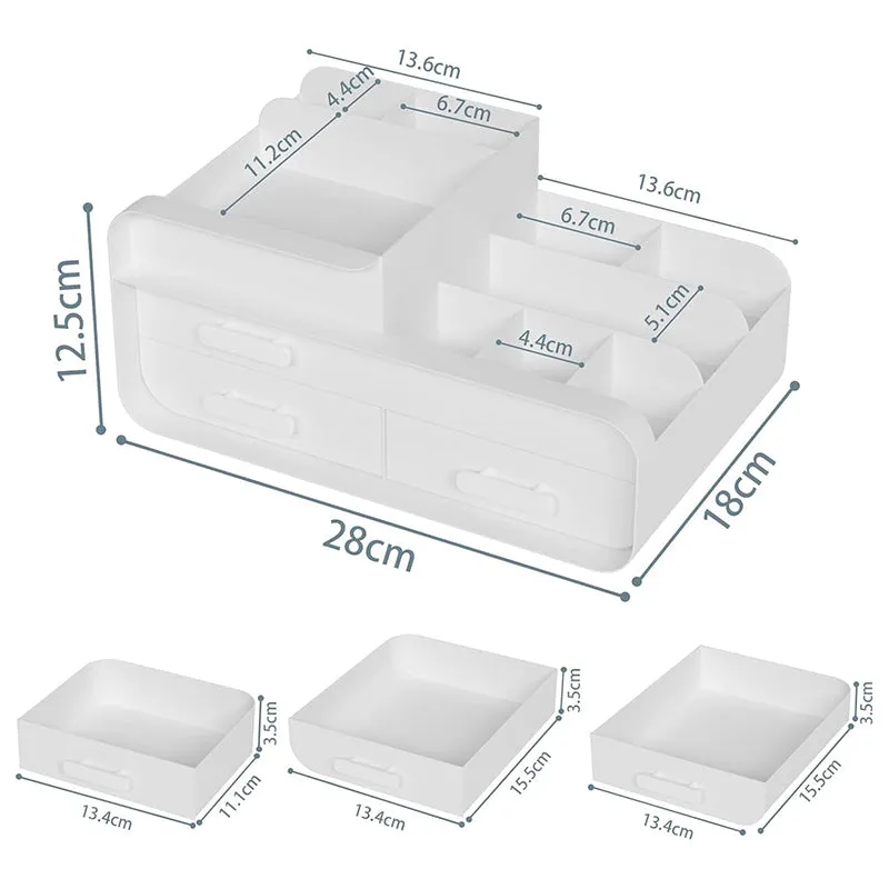 The Stash Bash Plastic Jewel Box - White media 8