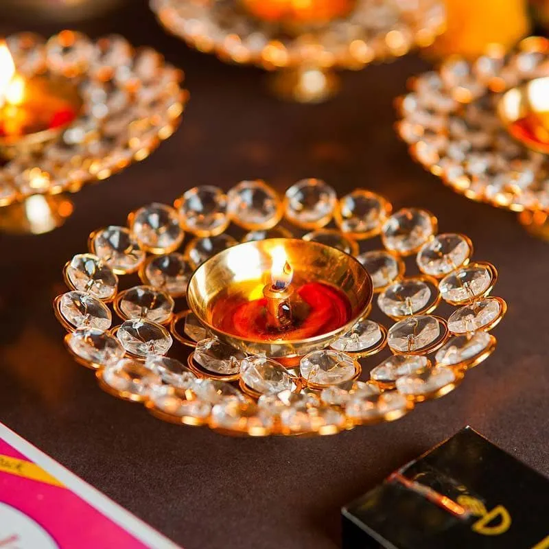 White Petals Diya media 1
