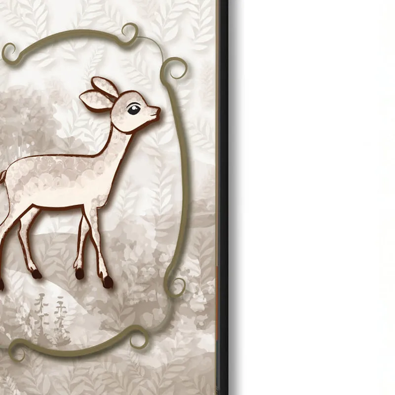 Fawn Fern Wall Art with Black Frame media 5