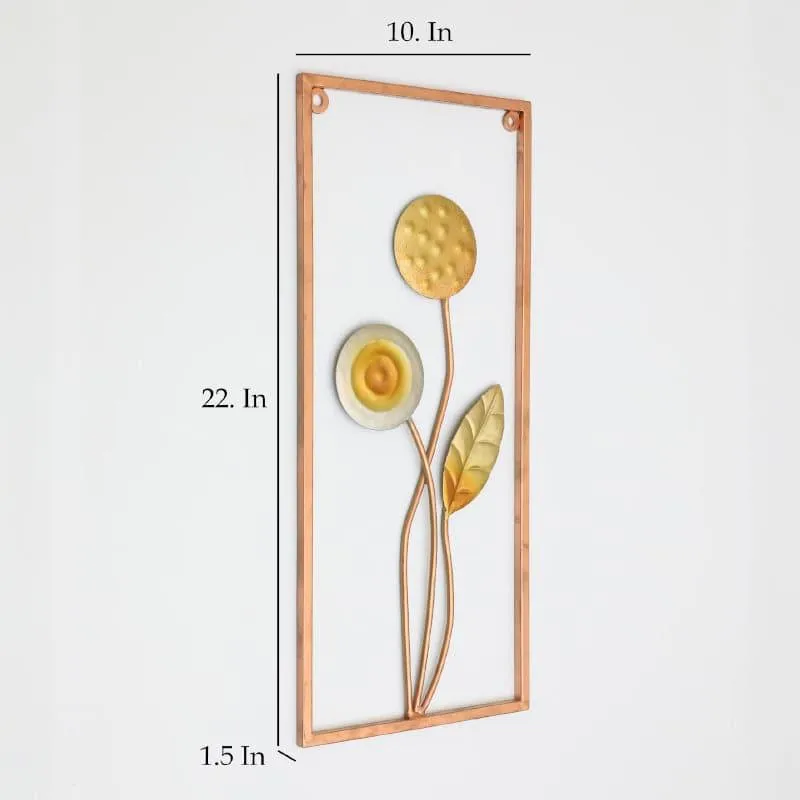 Celeste Floral Metal Wall Accent media 4