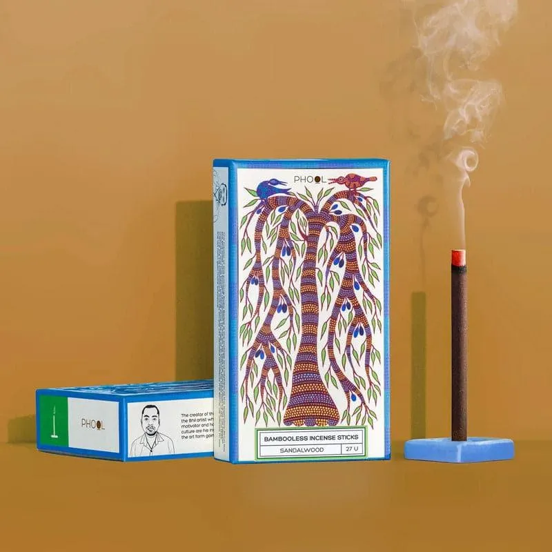 Phool Bambooless Incense Sticks (Sandalwood) - Set Of Forty media 1