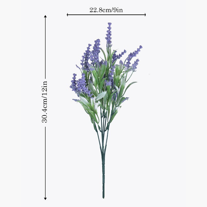 Eterna Long (Lasting Plastic Artificial Faux Flowers) - Set Of Two media 7