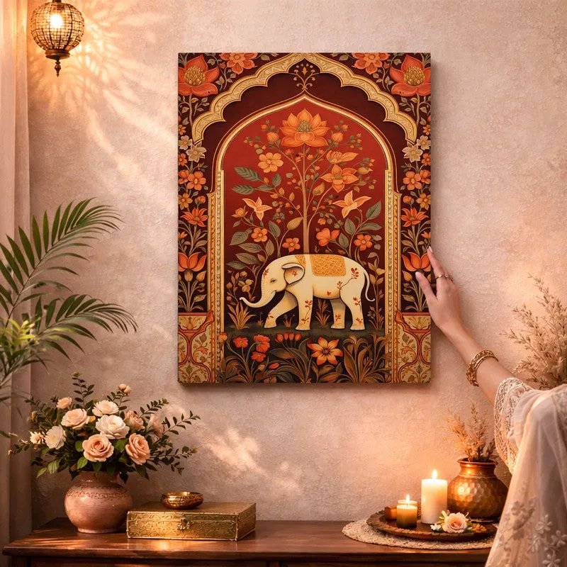 Majestic Elephant Canvas Wall Art & Paintings media 3