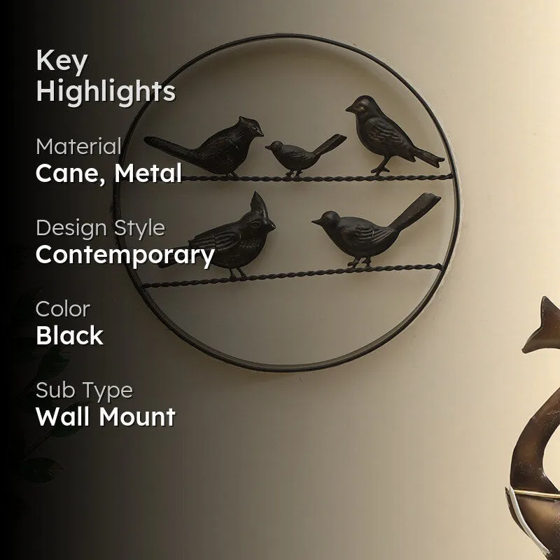 Perch Pal Cane & Metal Wall Accent media 2