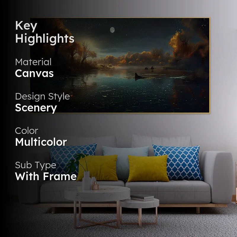 Windara Lake Canvas Wall Painting media 2