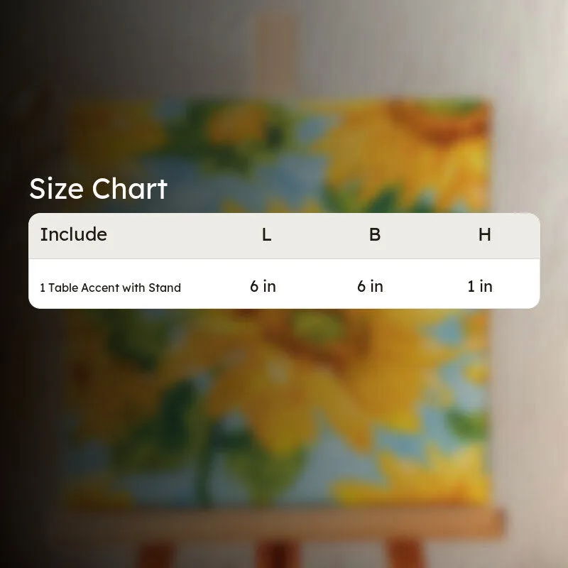 Sunflower Strokes Canvas Showpiece media 6