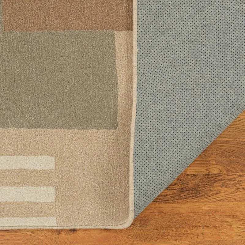 Melantho Hand Tufted Geometric Wool & Nylon Carpet - Green media 5
